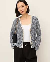 Cropped Tweed Jacket carousel Product Image 1