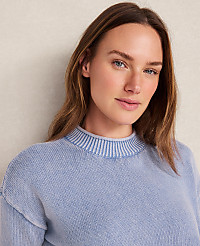 Haven Well Within Garment-Dyed Organic Cotton Roll Neck Sweater carousel Product Image 2