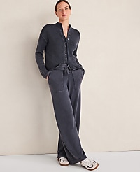 Haven Well Within Organic Cotton Roll Neck Cardigan carousel Product Image 3