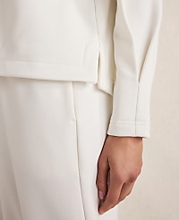 Haven Well Within Soft-Brushed Fleece Pleated Crewneck carousel Product Image 2
