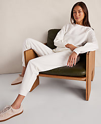 Haven Well Within Soft-Brushed Fleece Pleated Crewneck carousel Product Image 3