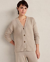 Haven Well Within Organic Cotton Link Stitch Cardigan carousel Product Image 1