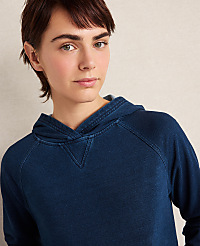 Haven Well Within Indigo Cotton Terry Hoodie carousel Product Image 2