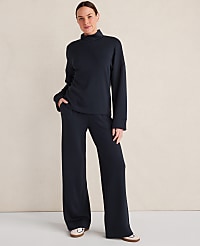 Haven Well Within Soft Knit Wide Leg Pleated Pants carousel Product Image 4