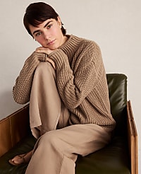 Haven Well Within Linen Blend Dobby Wide Leg Pants carousel Product Image 4