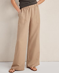 Haven Well Within Linen Blend Dobby Wide Leg Pants carousel Product Image 1