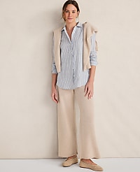 Haven Well Within The Daily Shirt in Linen Stripe carousel Product Image 4