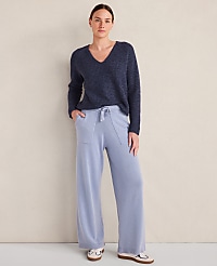 Haven Well Within Merino Wool Blend V-Neck Sweater carousel Product Image 3