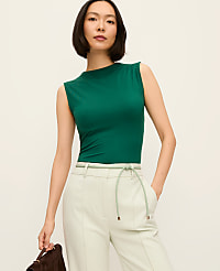 Petite Mock Neck Tank carousel Product Image 1