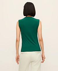Petite Mock Neck Tank carousel Product Image 2