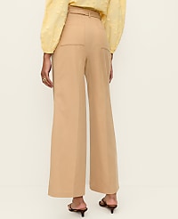 The Petite Belted Wide-Leg Ankle Pant carousel Product Image 3