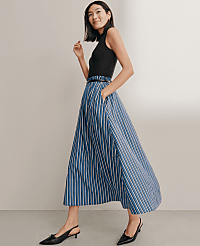 Petite Striped Maxi Skirt carousel Product Image 4