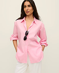 Striped Oversized Shirt carousel Product Image 1