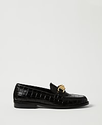 Hardware Embellished Croco Loafer carousel Product Image 2