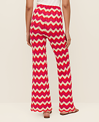 Petite Chevron Crochet Sweater Pant carousel Product Image 3