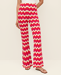 Petite Chevron Crochet Sweater Pant carousel Product Image 2