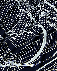 Chain Link Print Square Scarf carousel Product Image 2
