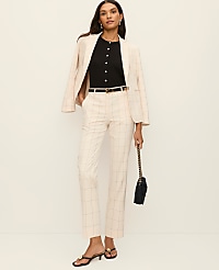 The Eva Ankle Pant in Windowpane carousel Product Image 4