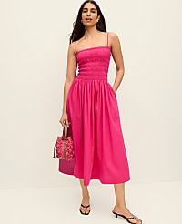Petite Smocked Flare Maxi Dress carousel Product Image 1