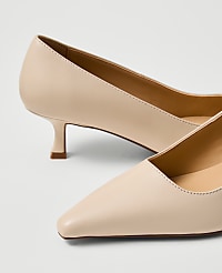 Leather Nip Toe Pump carousel Product Image 2