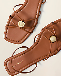 Leather Hardware Embellished Sandal carousel Product Image 1