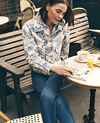Weekend Toile Denim Jacket carousel Product Image 3