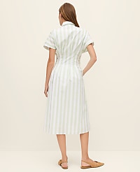 Weekend Striped Maxi Shirtdress carousel Product Image 2