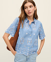 Weekend Eyelet Blouse carousel Product Image 3
