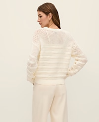 Weekend Textured Pointelle Sweater carousel Product Image 2