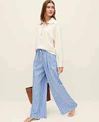 Weekend Striped Easy Fit Wide-Leg Pant carousel Product Image 4