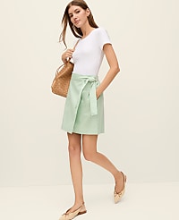 Weekend Belted Wrap Effect Skirt carousel Product Image 1