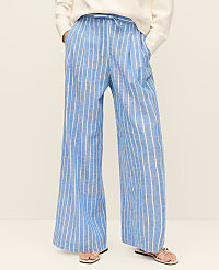 Weekend Striped Easy Fit Wide-Leg Pant carousel Product Image 2