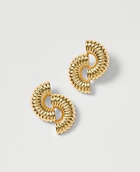 Textured Metal Stud Earrings carousel Product Image 1