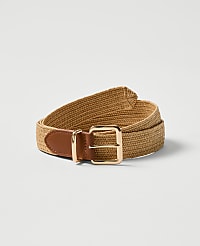 Straw Square Buckle Belt carousel Product Image 1