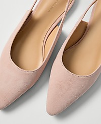 Suede Slingback Flat carousel Product Image 2
