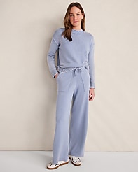 Haven Well Within Organic Cotton Knit Wide Leg Pants carousel Product Image 2