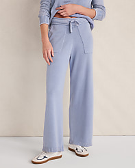 Haven Well Within Organic Cotton Knit Wide Leg Pants carousel Product Image 1