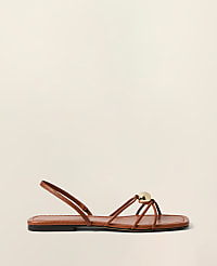 Leather Hardware Embellished Sandal carousel Product Image 2
