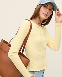 Petite Weekend Lace Trim Pointelle Cardigan carousel Product Image 1