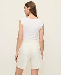 The Long Short in Linen Blend carousel Product Image 3