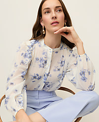 Floral Embroidered Collar Blouse carousel Product Image 3