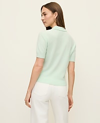 Cashmere Polo Sweater carousel Product Image 2