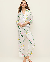 Floral Satin Pajama Set carousel Product Image 1