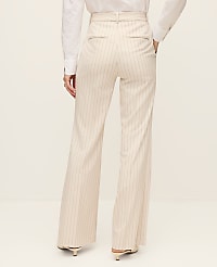 The Petite Flare Trouser in Pinstripe carousel Product Image 3