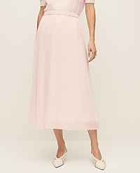 Chiffon Pleated Midi Skirt carousel Product Image 2