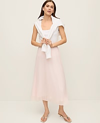 Chiffon Pleated Midi Skirt carousel Product Image 4