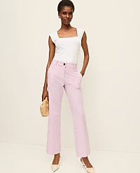 The Jayne Crop Trouser In Gingham carousel Product Image 1