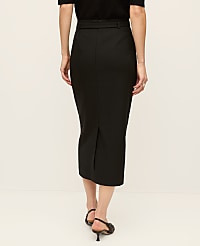 Belted Midi Pencil Skirt carousel Product Image 3