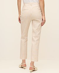 The Cotton Crop Pant in Gingham &mdash;&nbsp;Curvy Fit carousel Product Image 2