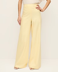 The Statement Palazzo Pant in Linen Blend carousel Product Image 2